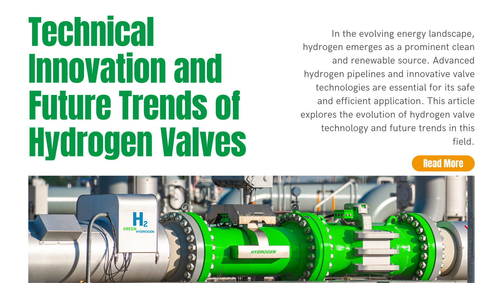 Requirements for Hydrogen Pipelines and Valves (Part 4) - Technical Innovation and Future Trends of Hydrogen Valves | INOX-TEK