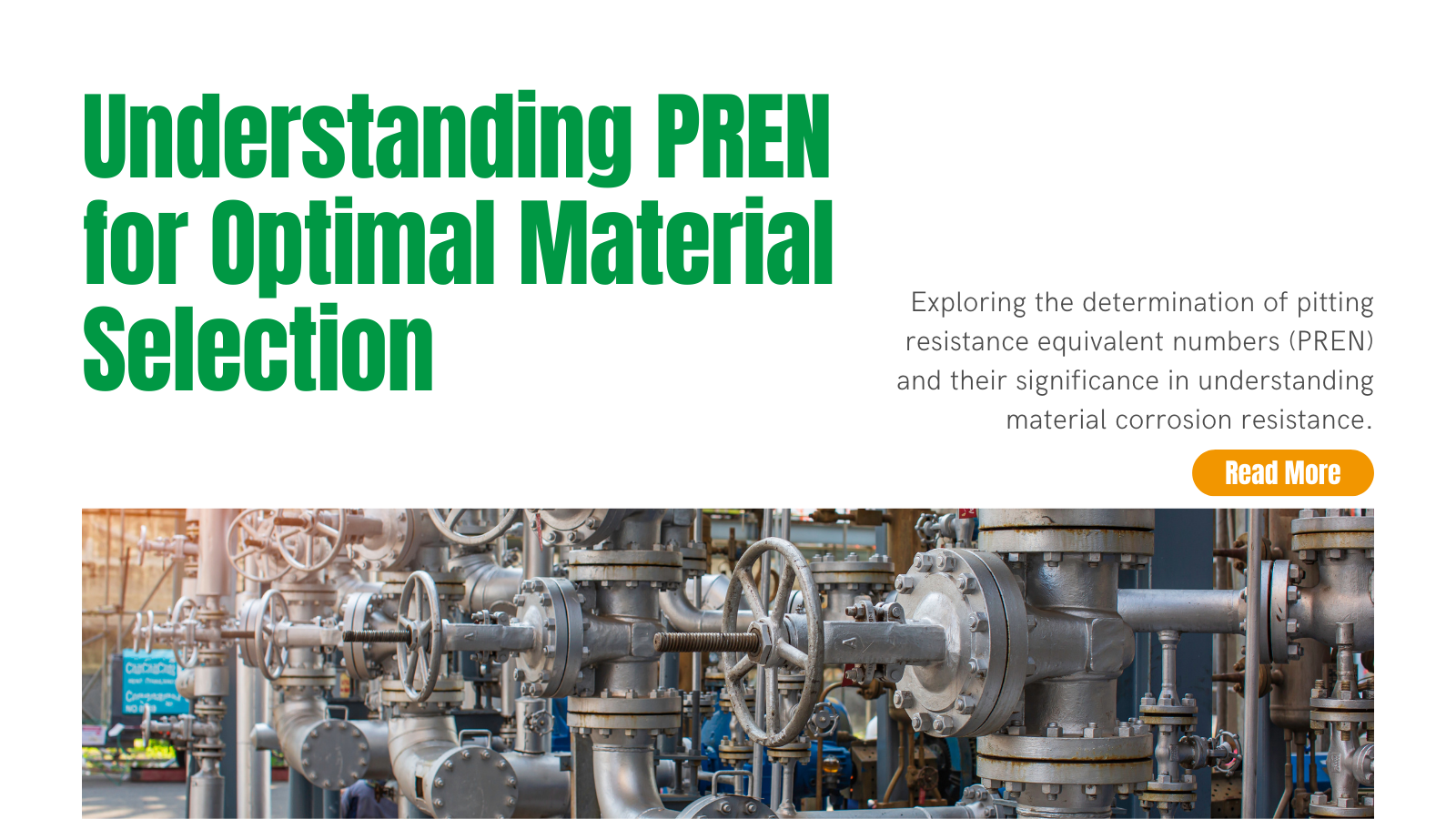 Pitting Resistance in Stainless Steel: Understanding PREN for Optimal Material Selection | INOX-TEK