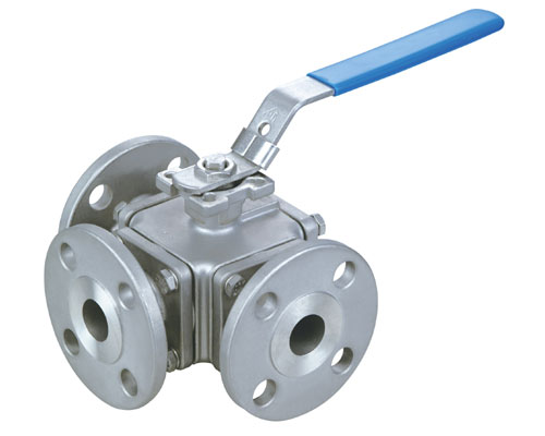 3WAY Flanged Ball Valve