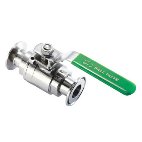 2-PC FULL PORT SANITARY BALL VALVE