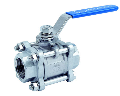 3-PC FULL PORT BALL VALVE, 1000PSI