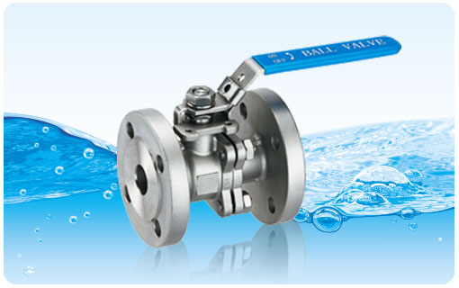 2PC Flanged Ball Valve