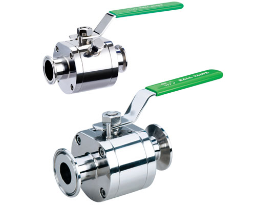 3-PC FULL PORT SANITARY BALL VALVE