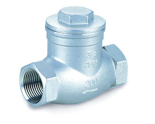 SWING CHECK VALVE, THREADED, CLASS 200